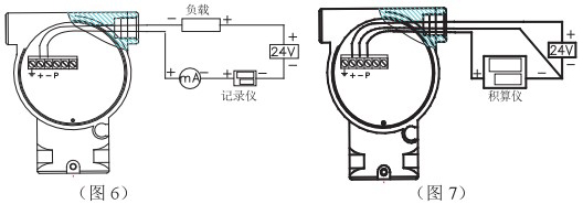 靶式沥青流量计接线图